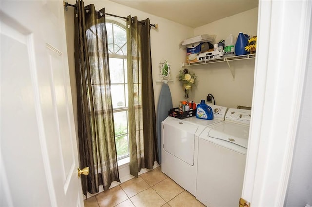 43126 Pecan Ridge Dr, Hammond, LA 70403 - washroom featuring separate washer and dryer and light tile patterned flooring
