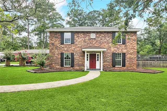314 Royal Dr, Slidell, LA 70460 - colonial house with brick siding