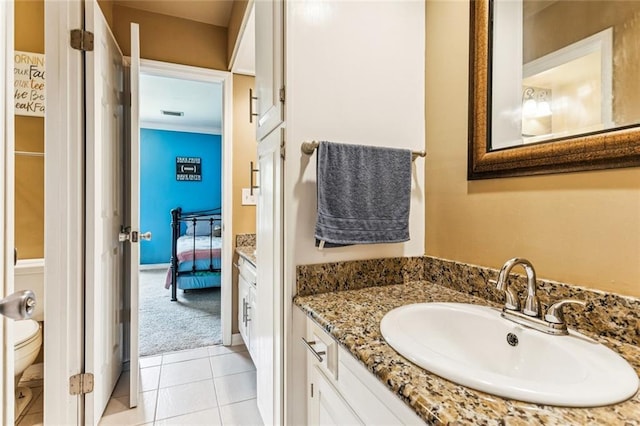 314 Royal Dr, Slidell, LA 70460 - bathroom featuring vanity and tile patterned floors