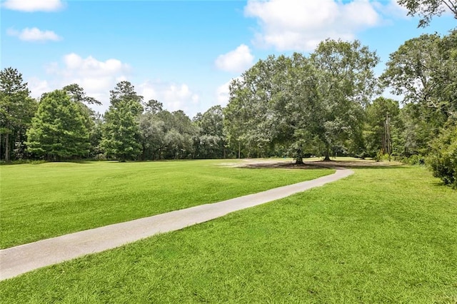 314 Royal Dr, Slidell, LA 70460 - view of property's community with a lawn and view of scattered trees
