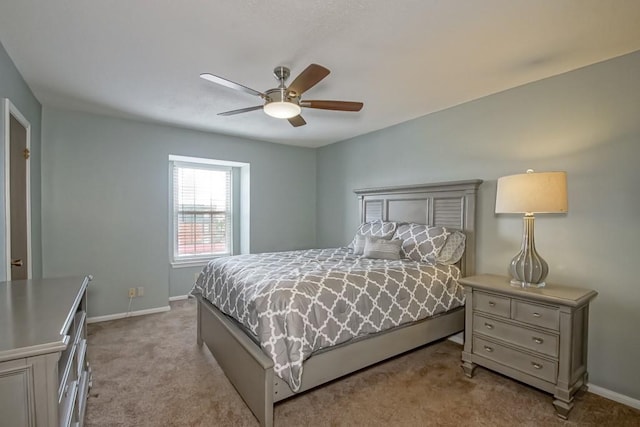 2708 Whitney Pl Unit 901, Metairie, LA 70002 - carpeted bedroom featuring baseboards and a ceiling fan