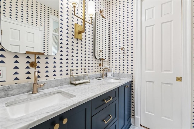 502 Hector Ave, Metairie, LA 70005 - full bathroom with double vanity