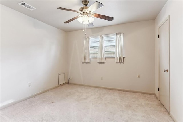 142 E Randall Ct, Gretna, LA 70053 - unfurnished room featuring light colored carpet and ceiling fan
