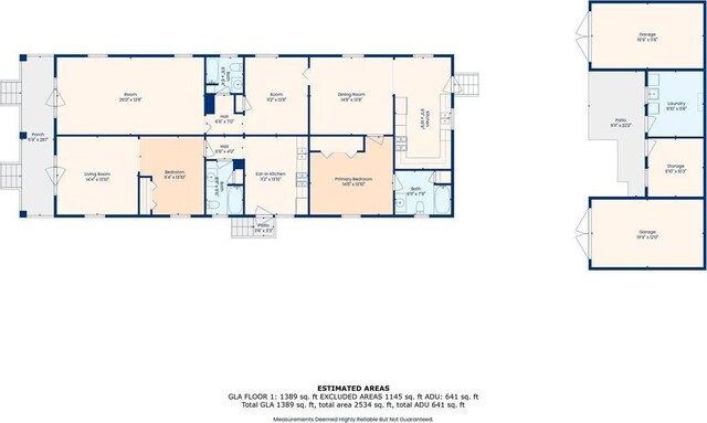 53941 Angela St, Arabi, LA 70032 - view of floor plan / room layout