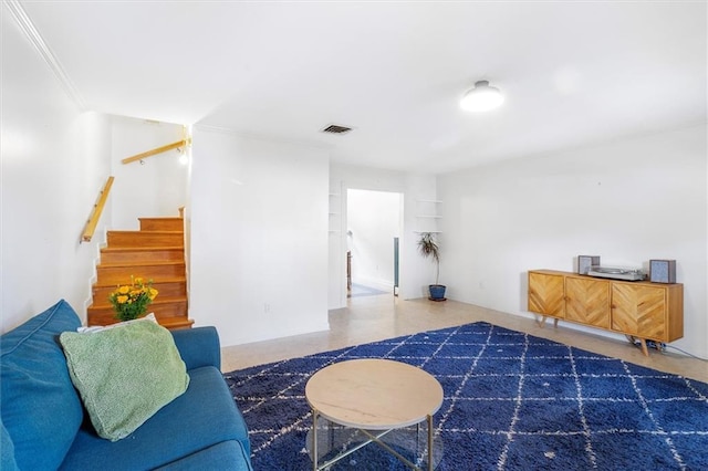 4370 Lasalle St -, Unit New Orleans, LA 70115 - living area featuring stairs
