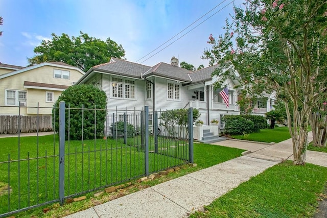 2410 Adams St, New Orleans, LA 70125 - view of front of property with a chimney