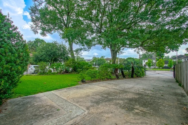 2410 Adams St, New Orleans, LA 70125 - view of yard featuring a gate