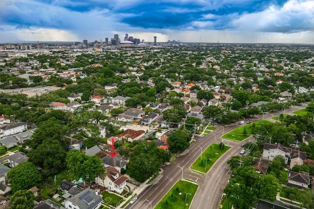 2410 Adams St, New Orleans, LA 70125 - view of property location with city skyline