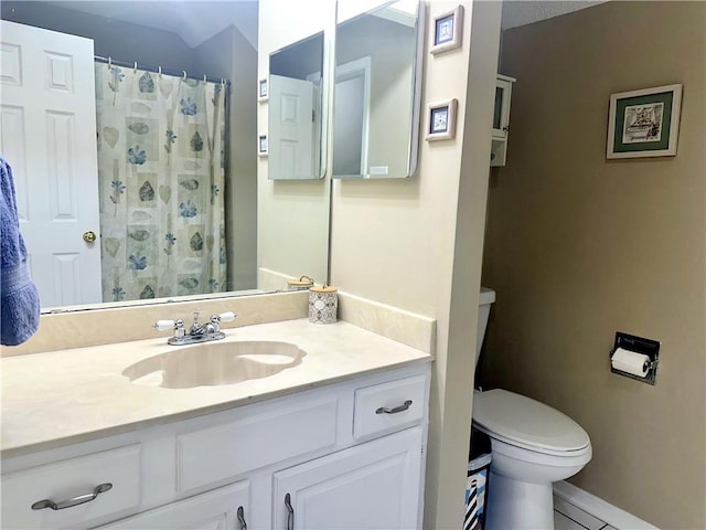 4908 David Dr, Kenner, LA 70065 - full bath featuring vanity and a shower with shower curtain