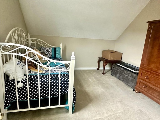 4908 David Dr, Kenner, LA 70065 - carpeted bedroom with vaulted ceiling
