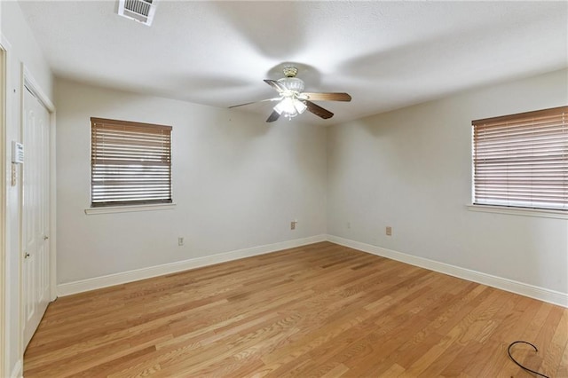 4520 Fairfield St, Metairie, LA 70006 - unfurnished bedroom with light wood finished floors and ceiling fan