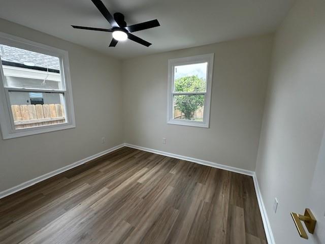 1018 Marian Ave, Metairie, LA 70001 - unfurnished room featuring wood finished floors and ceiling fan