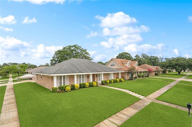 811 Franklin Ct, Slidell, LA 70458 - view of front of house with a front lawn and brick siding