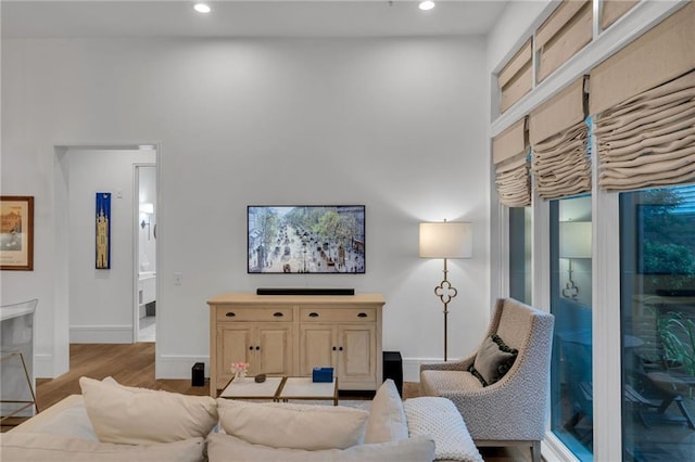 5940 Magazine St Unit 102, New Orleans, LA 70115 - living area with light wood finished floors and recessed lighting
