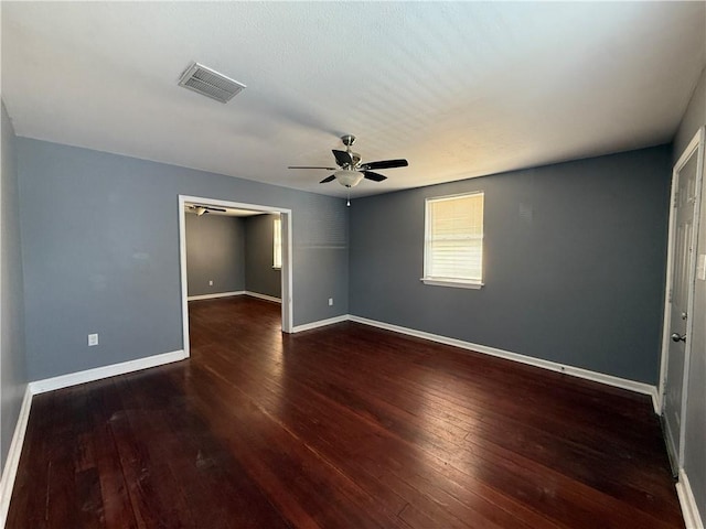 482022 Dauphine St, New Orleans, LA 70117 - spare room featuring ceiling fan and wood-type flooring