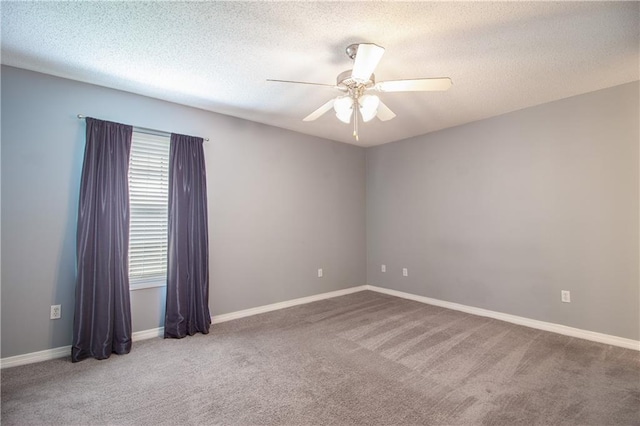 1700 Marseille Dr Unit 16, La Place, LA 70068 - carpeted spare room with ceiling fan and a textured ceiling