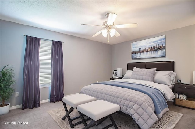 1700 Marseille Dr Unit 16, La Place, LA 70068 - bedroom featuring light carpet and ceiling fan