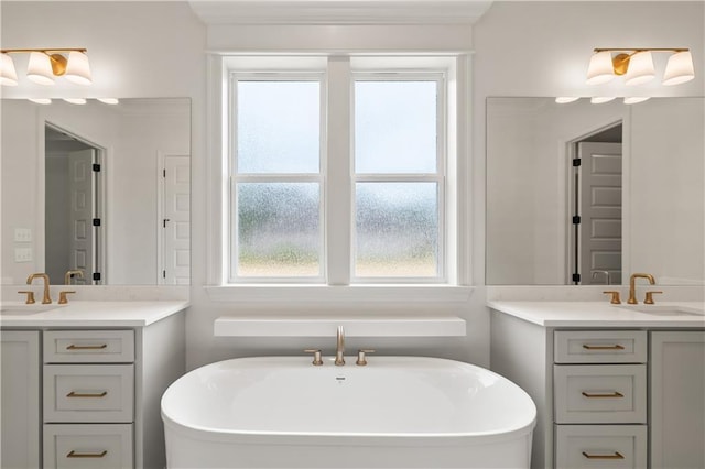 1337 Avenue Lacroix Ave, Lacroix, Covington, LA 70433 - full bath featuring vanity and a soaking tub