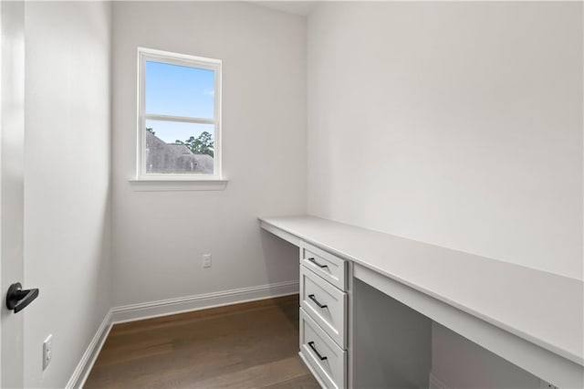 1337 Avenue Lacroix Ave, Lacroix, Covington, LA 70433 - unfurnished office featuring dark wood-type flooring and baseboards