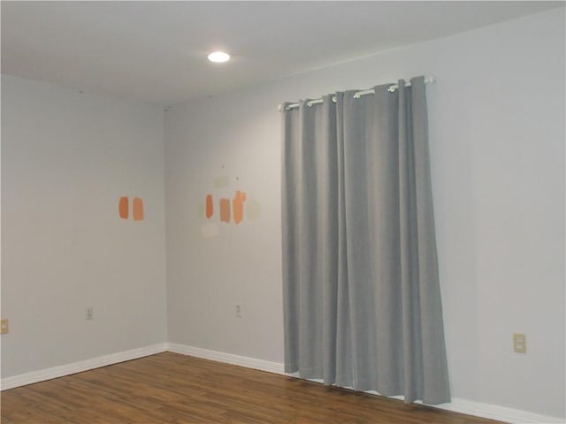 2112 Hamilton St, Franklinton, LA 70438 - unfurnished room with wood finished floors and recessed lighting