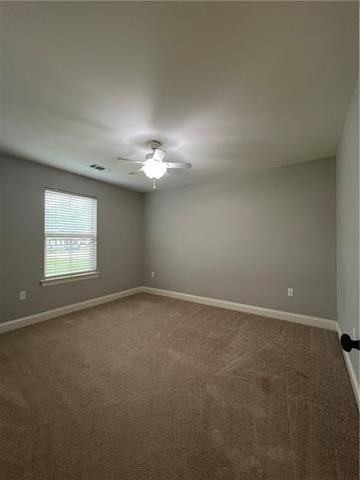 28623 Berry Todd Rd, Lacombe, LA 70445 - spare room with carpet flooring and ceiling fan