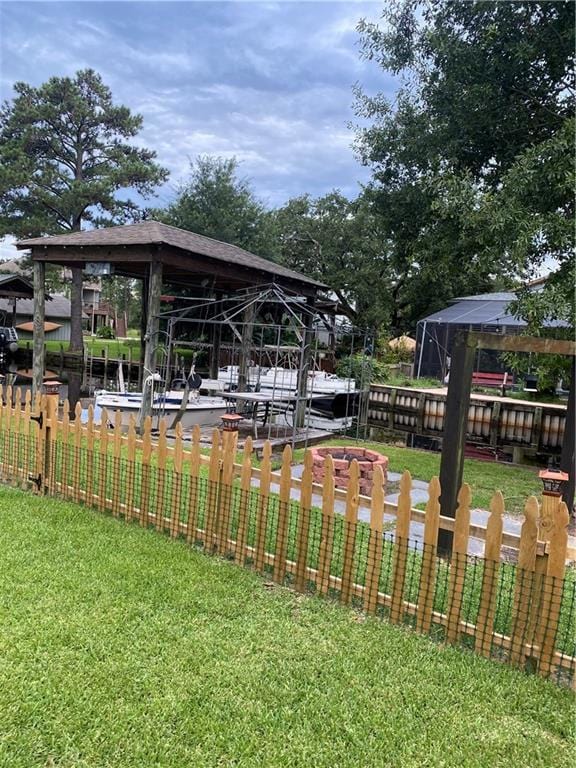 3109 Bayou View Pl, Slidell, LA 70458 - view of yard