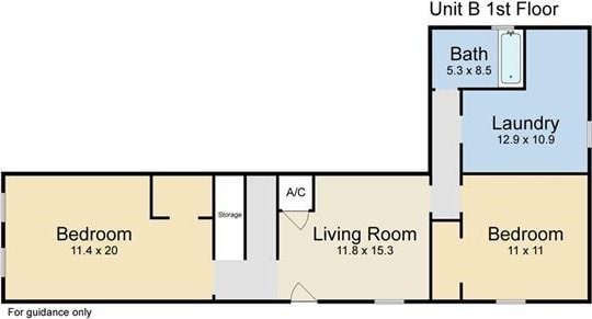 2232 Annette St, New Orleans, LA 70119 - view of property floor plan