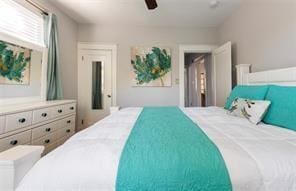 3929 Octavia St, New Orleans, LA 70125 - bedroom with ceiling fan