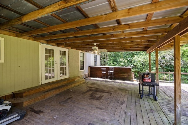 24473 Sanders Rd, Covington, LA 70435 - view of deck