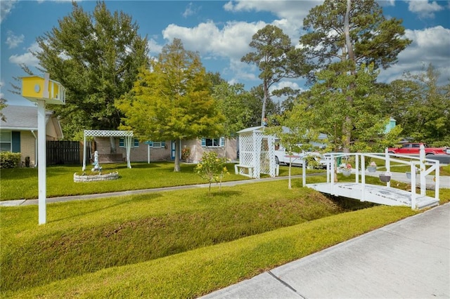370 Cumberland Dr, Slidell, LA 70458 - view of property's community featuring a pergola