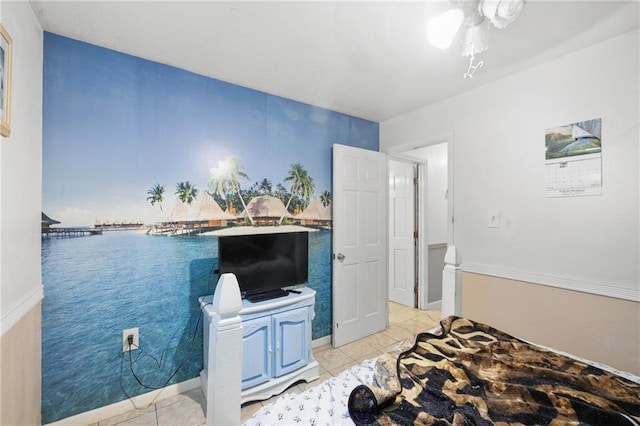 370 Cumberland Dr, Slidell, LA 70458 - bedroom with light tile patterned floors