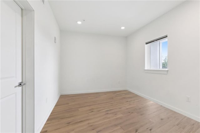 2100 Saint Thomas St Unit 202, New Orleans, LA 70130 - unfurnished room with light wood finished floors and recessed lighting