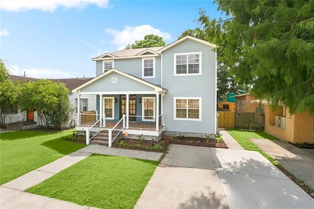 4953 Music St, New Orleans, LA 70122 - view of front of house with covered porch