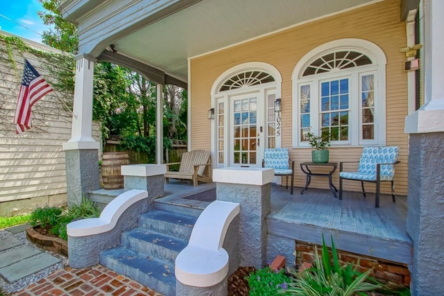 1025 General Pershing St, New Orleans, LA 70115 - view of covered porch