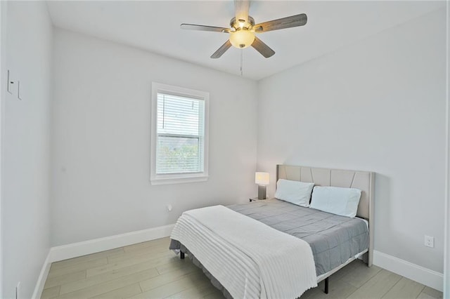 251 Oakmont Dr, New Orleans, LA 70128 - bedroom featuring wood finished floors and ceiling fan