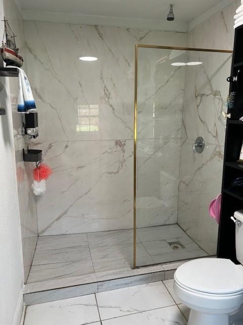 2310 Carlie St, Franklinton, LA 70438 - full bath with marble finish floors and a marble finish shower