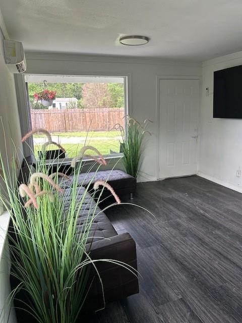 2310 Carlie St, Franklinton, LA 70438 - interior space with an AC wall unit