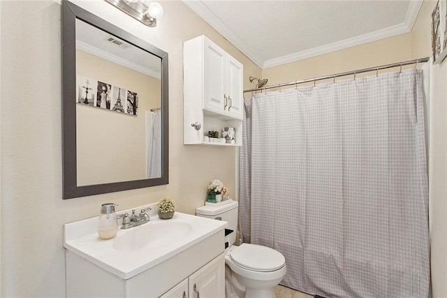 128 Marilyn Dr, Slidell, LA 70461 - full bath featuring ornamental molding and vanity