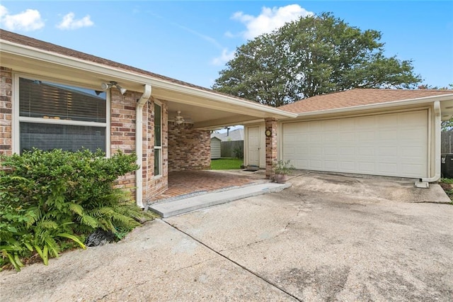 632 Brouilly Dr, Kenner, LA 70065 - exterior space with concrete driveway and a garage