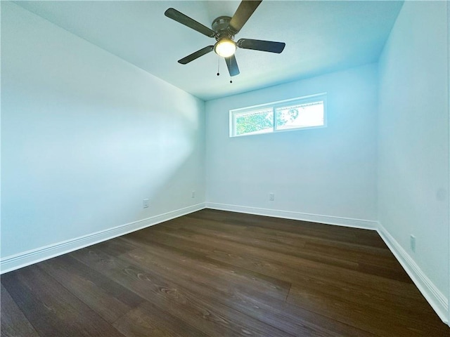 105 Kempsey Ct, Slidell, LA 70458 - empty room featuring dark wood-style flooring and a ceiling fan