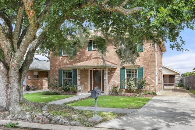 1524 Peach St, Metairie, LA 70001 - traditional home featuring driveway and brick siding