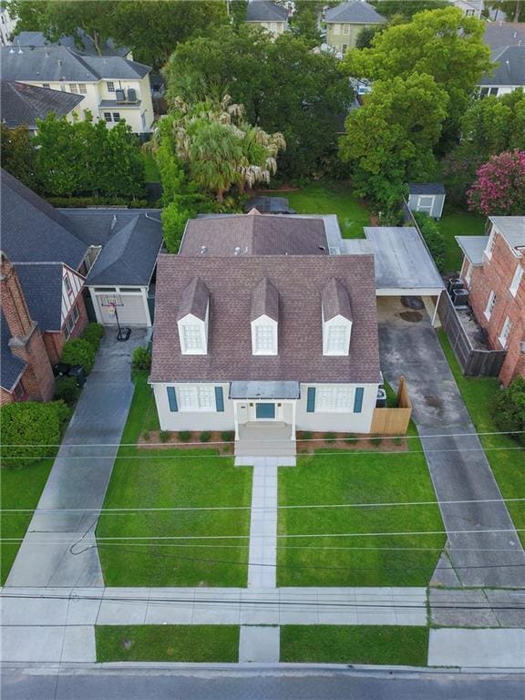 3222 Octavia St, New Orleans, LA 70125 - aerial perspective of suburban area