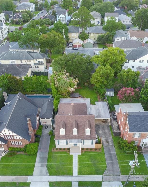 3222 Octavia St, New Orleans, LA 70125 - aerial view of property's location with nearby suburban area