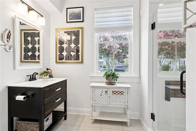 3116 Beaulieu St, Metairie, LA 70001 - bathroom featuring vanity and tile patterned floors
