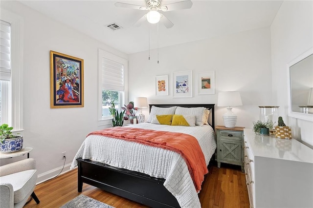3116 Beaulieu St, Metairie, LA 70001 - bedroom featuring wood finished floors and ceiling fan