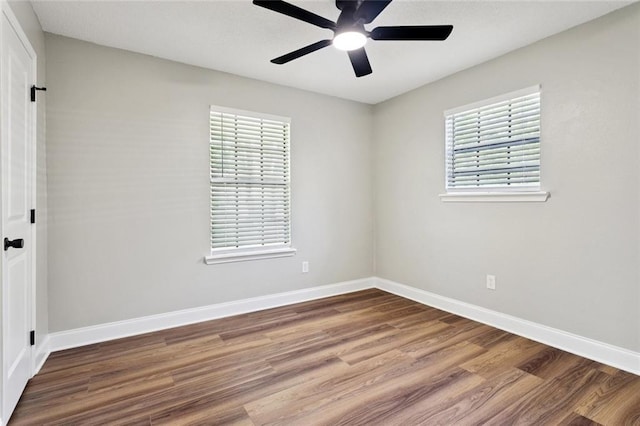 2306 Bluebird St, Slidell, LA 70460 - unfurnished room featuring wood finished floors and ceiling fan