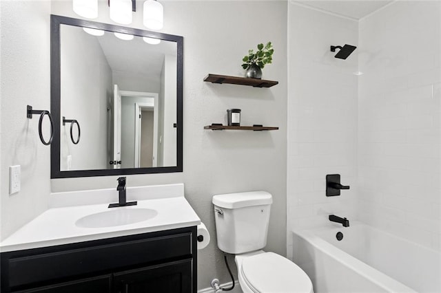 2306 Bluebird St, Slidell, LA 70460 - full bathroom with vanity and shower / bath combination