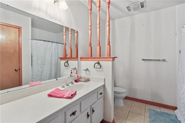 2820 Metairie Ct, Metairie, LA 70002 - bathroom with vanity and tile patterned floors