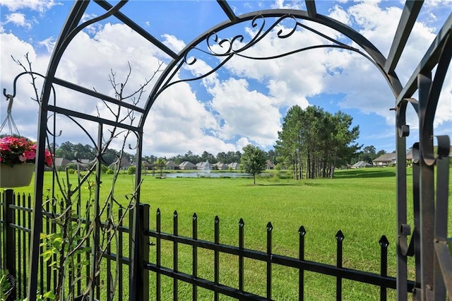 502 Terrace Lake Dr, Covington, LA 70435 - view of yard with a water view