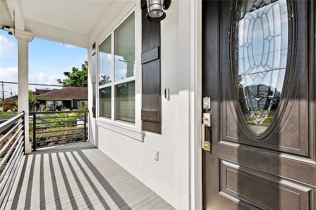 5502 Wilton Dr, New Orleans, LA 70122 - property entrance with covered porch
